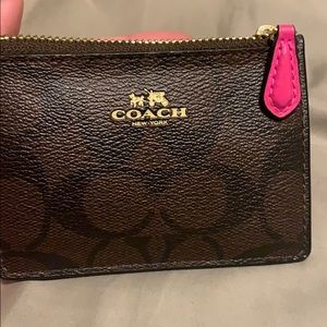 Coach card holder